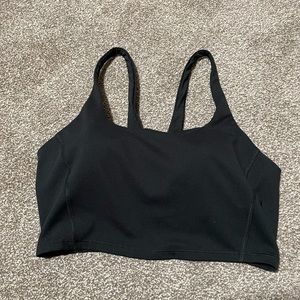 Black Workout Crop Top